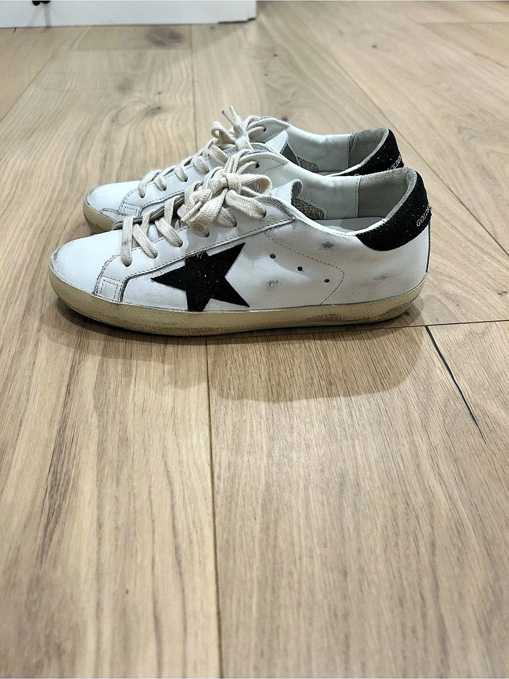 Golden Goose Super-Star Sneakers. Swarovski Crystals- Size 36. Worn Twice